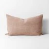 Heavy Linen Rectangle Cushion - Lotus 2 Heavy Linen Rectangle Cushion - Lotus -Household Items Discount heavy linen cushion lotus 40cmx60cm