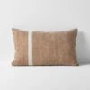 Herringbone Rectangle Cushion - Tobacco -Household Items Discount herringbone linen cushion tobacco 1
