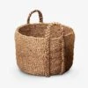 Ruhi Waterhyacinth Plaited Handle Basket - Large 2 Ruhi Waterhyacinth Plaited Handle Basket - Large -Household Items Discount inartisan ruhi plaited handle basket natural large
