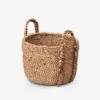 Ruhi Waterhyacinth Plaited Handle Basket - Medium -Household Items Discount inartisan ruhi plaited handle basket natural medium 1
