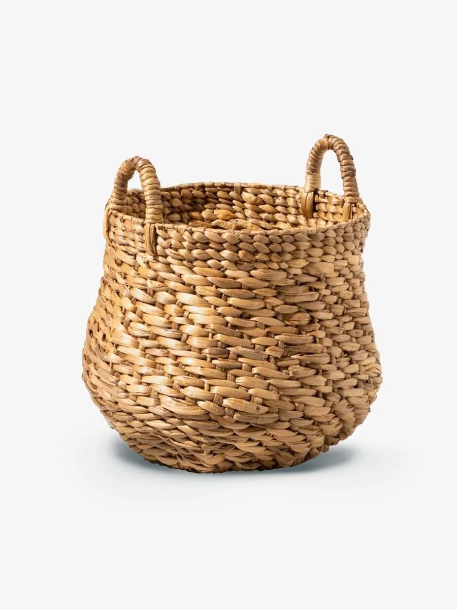 Waterhyacinth Octagonal Belly Basket - Large