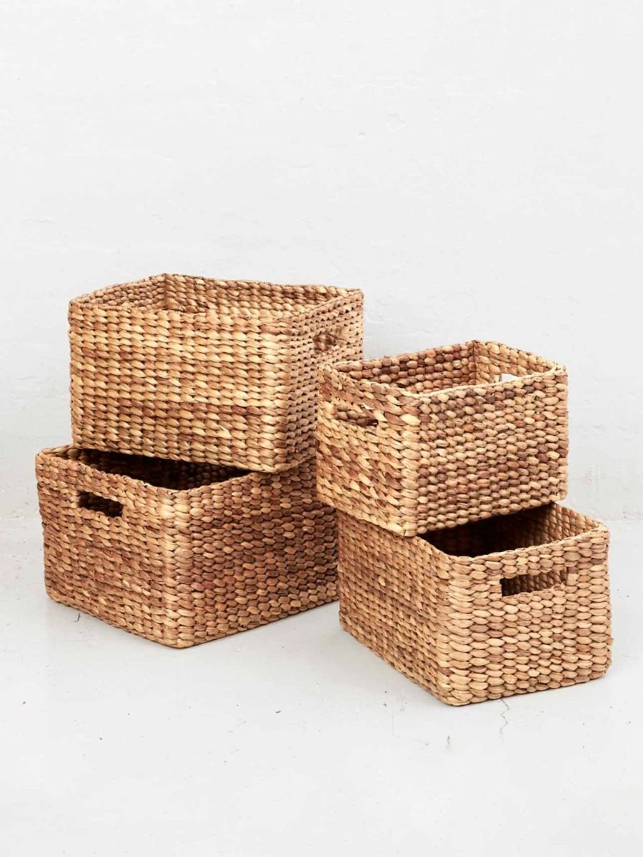 Waterhyacinth Storage Basket - Extra Small 5 Waterhyacinth Storage Basket - Extra Small - Image 3