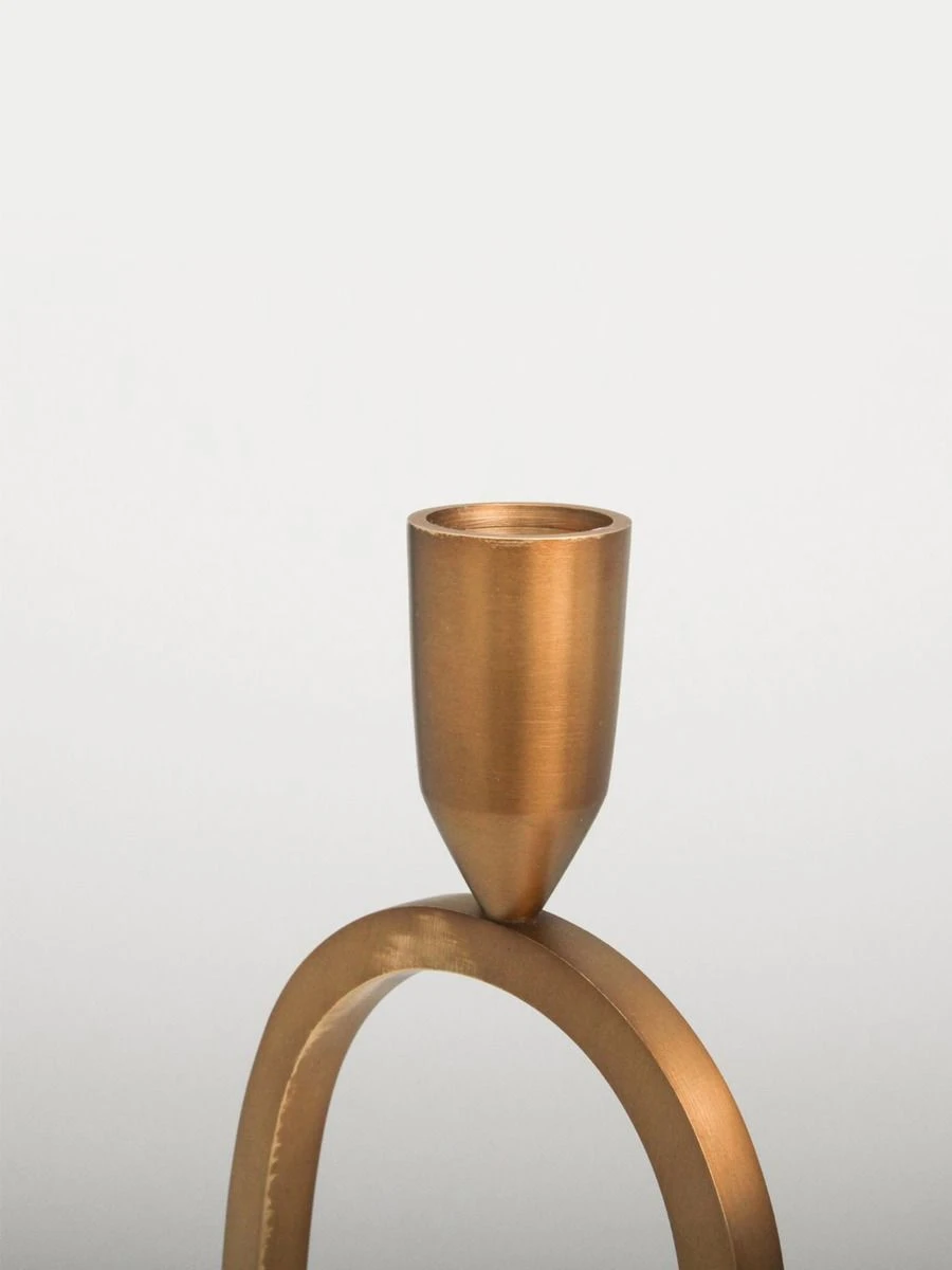 Jacobsen Taper Brass Candlestand - Small 4 Jacobsen Taper Brass Candlestand - Small - Image 2