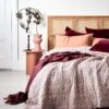 Jaipur Coverlet - Rosewater & Merlot