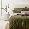 Luxury Velvet Quilt Cover - Caper 1 Luxury Velvet Quilt Cover - Caper -Household Items Discount luxury velvet bed linen caper 2