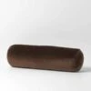 Luxury Velvet Bolster - Chocolate -Household Items Discount luxury velvet bolster chocolate 1