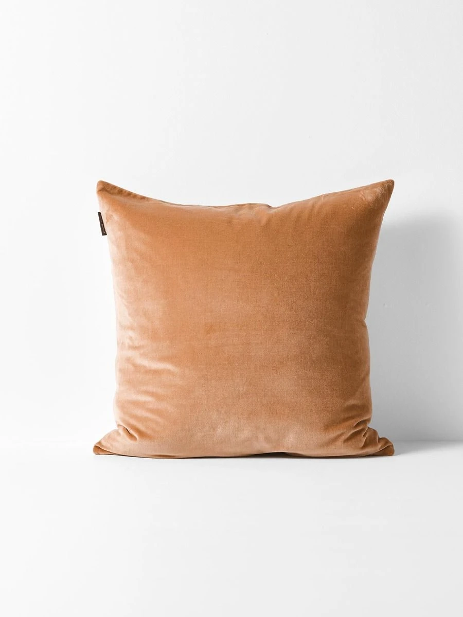 Luxury Velvet Cushion - Hazelnut 3 Luxury Velvet Cushion - Hazelnut