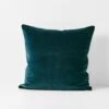 Luxury Velvet Cushion - Indian Teal
