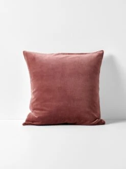 Luxury Velvet Cushion - Mahogany