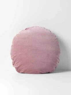 Luxury Velvet 55cm Round Cushion - Heather