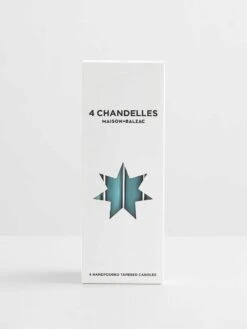 Chandelles 4Pk Tapered Candles - Teal 7 Chandelles 4Pk Tapered Candles - Teal -Household Items Discount maison balzac chandelles tapered candles teal 2