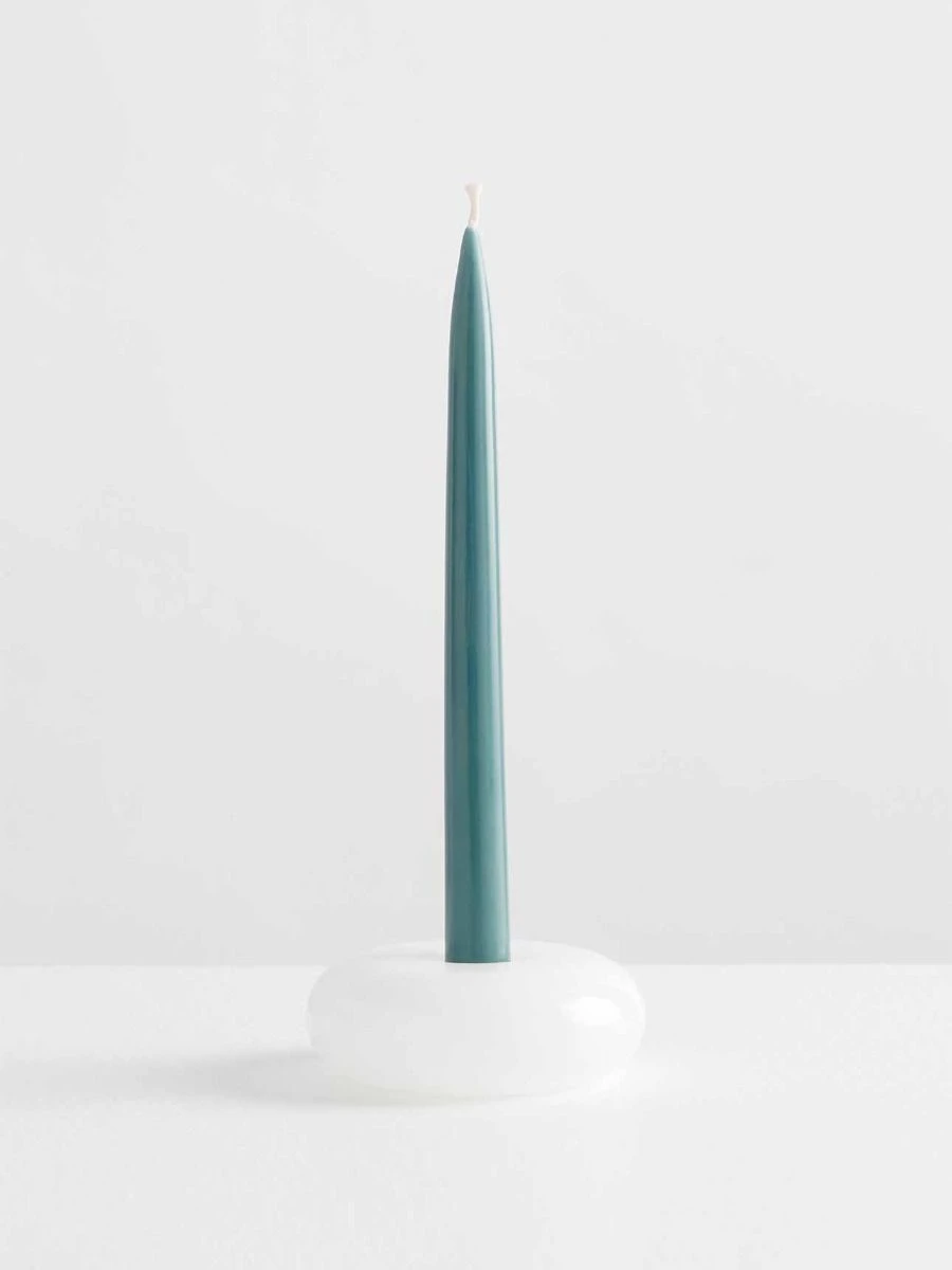 Chandelles 4Pk Tapered Candles - Teal 4 Chandelles 4Pk Tapered Candles - Teal - Image 2