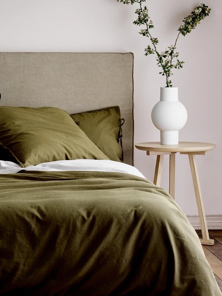 Maison Vintage Standard Pillowcase - Khaki - Image 3