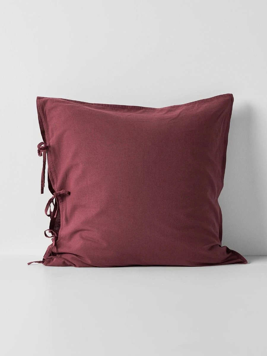 Maison Vintage European Pillowcase - Syrah 3 Maison Vintage European Pillowcase - Syrah