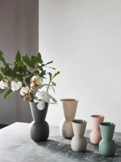 Cloud Large Bell Vase - Moss -Household Items Discount marmoset found moss bell vases 1 1