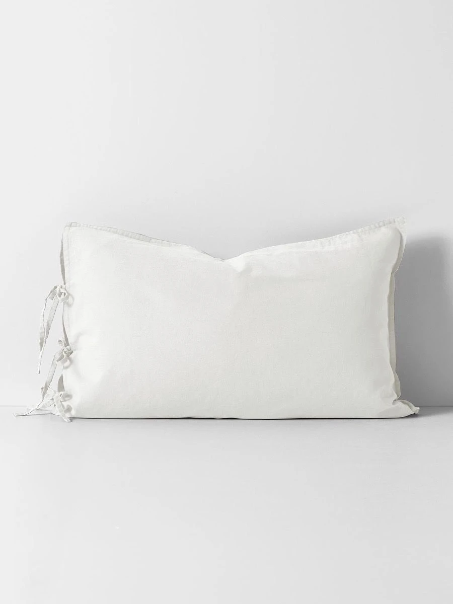 Maison Vintage Standard Pillowcase - White