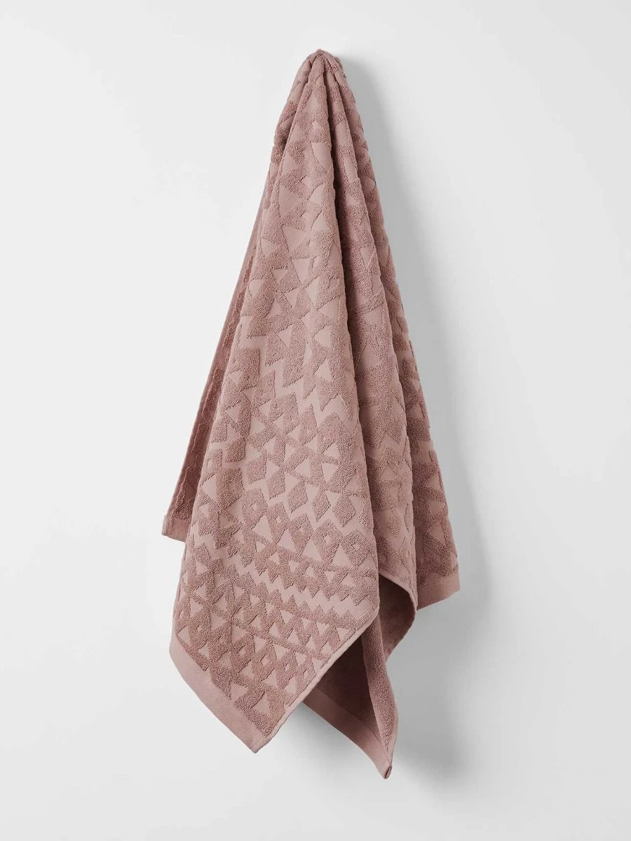Maya Bath Towel - Clay 3 Maya Bath Towel - Clay