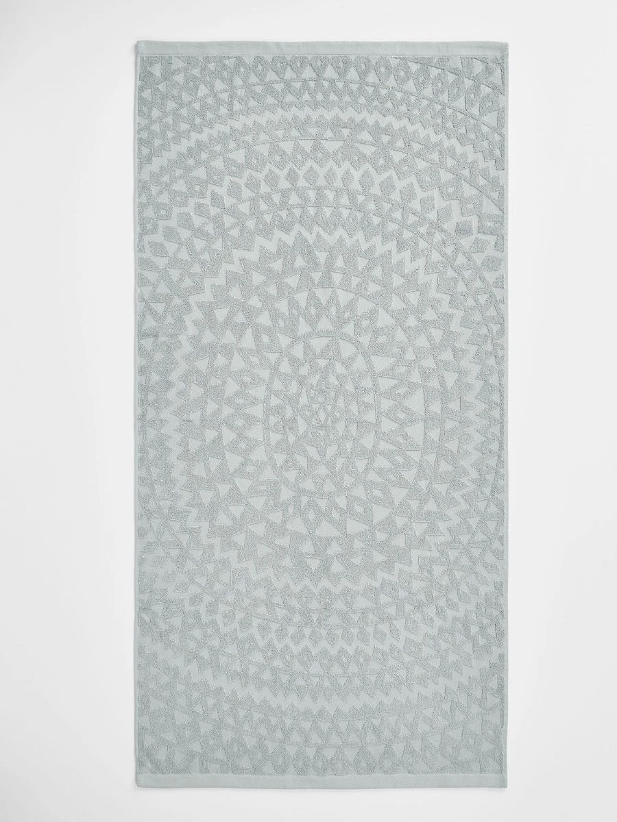 Maya Bath Towel - Limestone 4 Maya Bath Towel - Limestone - Image 2