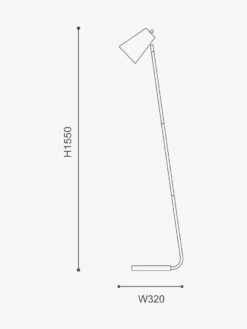 Arlen Floor Lamp - Brass -Household Items Discount mayfield arlen floor lamp dimensions