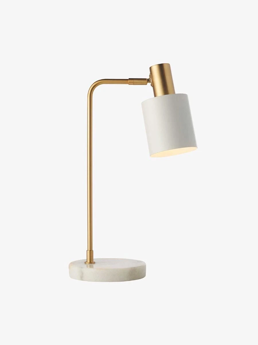 Mahala Desk Lamp - Brass Marble 3 Mahala Desk Lamp - Brass Marble