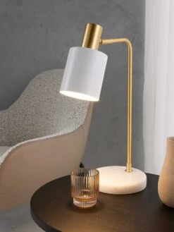 Mahala Desk Lamp - Brass Marble 8 Mahala Desk Lamp - Brass Marble -Household Items Discount mayfield mahala desk lamp 3