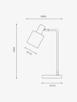 Mahala Desk Lamp - Brass Marble 9 Mahala Desk Lamp - Brass Marble -Household Items Discount mayfield mahala desk lamp dimensions