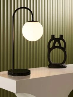 Mintu Desk Lamp - Black Marble -Household Items Discount mayfield mintu desk lamp black marble 3 1