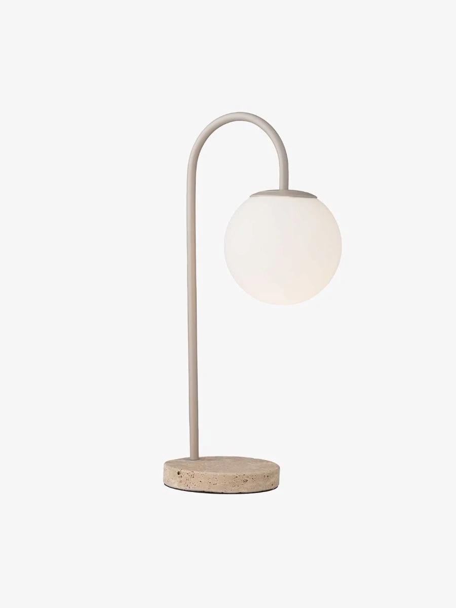 Mintu Desk Lamp - Taupe Travertine 3 Mintu Desk Lamp - Taupe Travertine