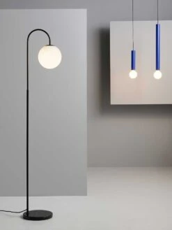 Mintu Floor Lamp - Black Marble -Household Items Discount mayfield mintu floor lamp black marble 5