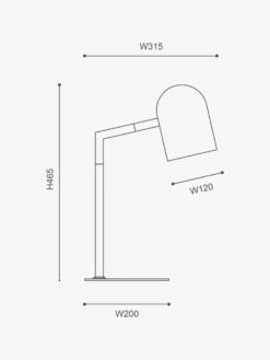 Pia Desk Lamp - Brass 9 Pia Desk Lamp - Brass -Household Items Discount mayfield pia desk lamp dimensions 2