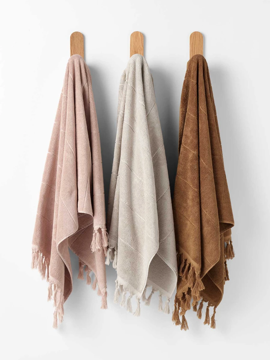 Paros Bath Towel - Caramel 7 Paros Bath Towel - Caramel - Image 5