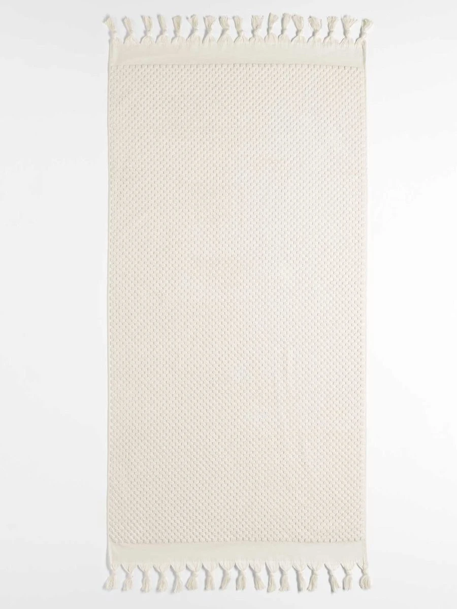 Milos Bath Towel - Sand 4 Milos Bath Towel - Sand - Image 2