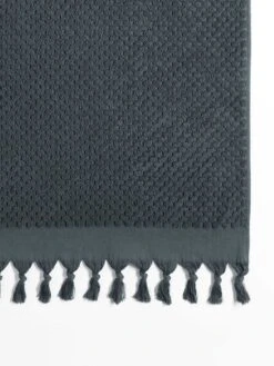 Milos Hand Towel - Slate -Household Items Discount milos bath towel slate 2 detail