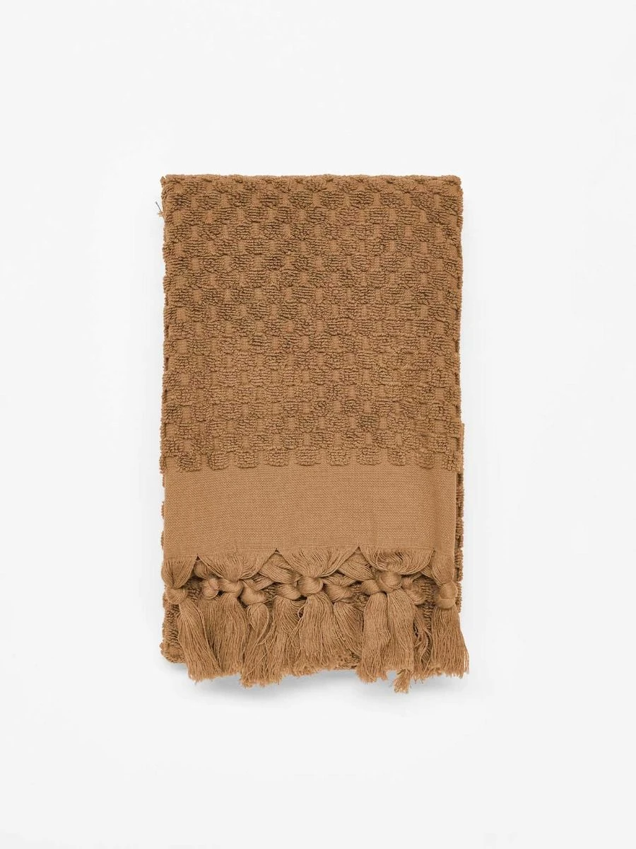 Milos Bath Towel - Caramel 5 Milos Bath Towel - Caramel - Image 3
