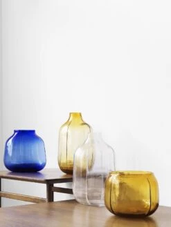 Normann Copenhagen Step Tall Vase In Amber -Household Items Discount normann copenhagen step vases 3