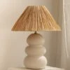 Sofia Raffia Table Lamp -Household Items Discount paola joy sofia raffia lamp 1
