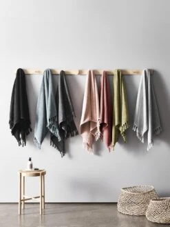 Paros Bath Towel Set - Mahogany -Household Items Discount paros bath towel collection 5