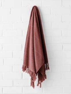 Paros Bath Towel Set - Mahogany -Household Items Discount paros bath towel mahogany 1