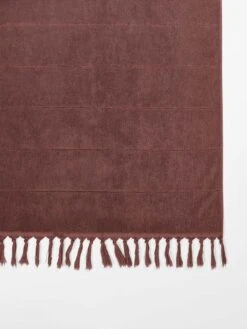 Paros Bath Towel Set - Mahogany -Household Items Discount paros bath towel mahogany 2 detail