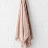 Paros Bath Sheet - Pink Clay -Household Items Discount paros bath towel pink clay