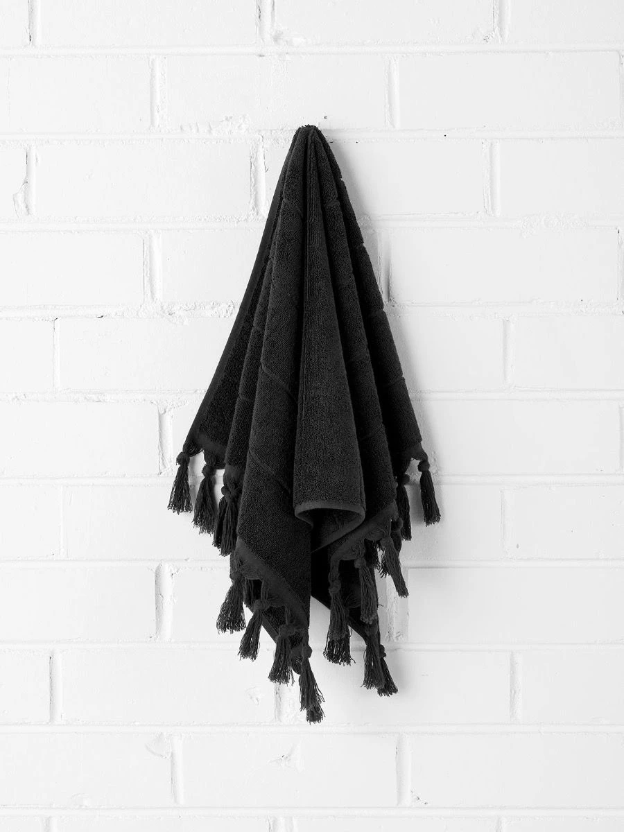Paros Bath Towel Set - Black 5 Paros Bath Towel Set - Black - Image 3