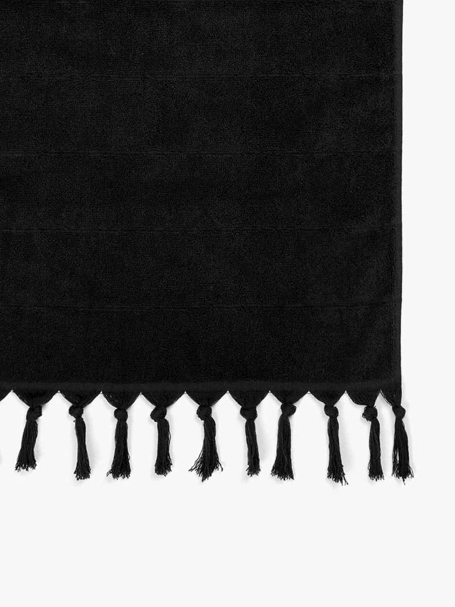 Paros Bath Towel Set - Black 8 Paros Bath Towel Set - Black - Image 6