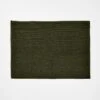 Paros Rib Bath Mat - Olive Night 1 Paros Rib Bath Mat - Olive Night -Household Items Discount paros rib bath matt olive night