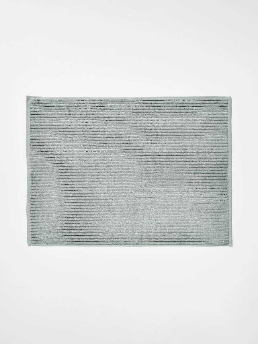 Paros Rib Bath Mat - Sage 3 Paros Rib Bath Mat - Sage