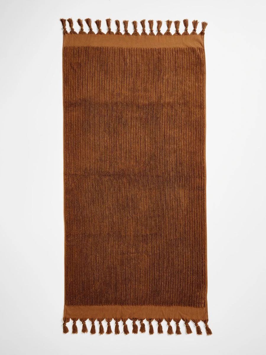 Paros Rib Bath Sheet - Bronze 4 Paros Rib Bath Sheet - Bronze - Image 2