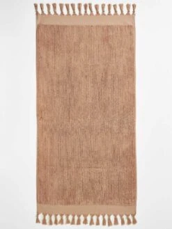 Paros Rib Bath Towel - Clay -Household Items Discount paros rib bath towel clay 2 2