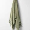Paros Rib Bath Towel - Fennel -Household Items Discount paros rib bath towel fennel 1
