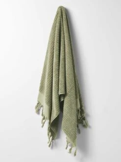 Paros Rib Bath Towel - Fennel