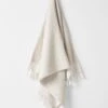Paros Rib Bath Towel - Sand -Household Items Discount paros rib bath towel sand