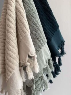 Paros Rib Bath Sheet - Sage 13 Paros Rib Bath Sheet - Sage -Household Items Discount paros rib bath towels detail 11 1